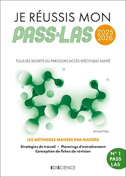 Télécharger le livre :  Je réussis mon PASS & ma LAS 2025-2026