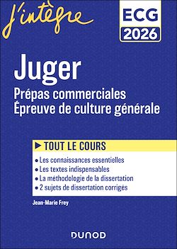 Télécharger le livre :  Juger - Manuel - Prépas commerciales ECG - Epreuve de culture générale 2026