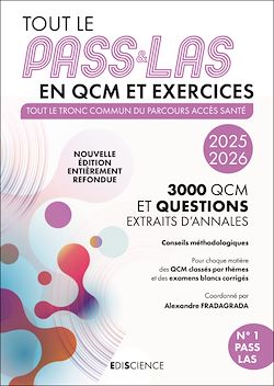 Télécharger le livre :  Tout le PASS & LAS en QCM et exercices 2025-2026