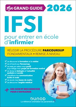 Télécharger le livre :  Mon grand guide IFSI 2026 pour entrer en école d'infirmier