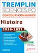 Télécharger le livre :  Tremplin Sciences Po Histoire Concours commun 2026-2027
