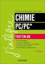 Télécharger le livre :  Chimie Tout-en-un PC/PC* - 5e éd.
