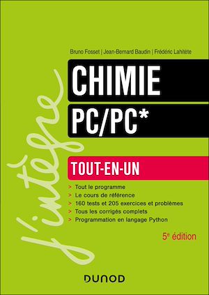Téléchargez le livre :  Chimie Tout-en-un PC/PC* - 5e éd.