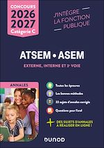 Télécharger le livre :  Concours ATSEM/ASEM - Annales corrigées - 2026-2027