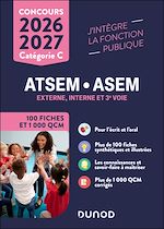 Télécharger le livre :  Concours ATSEM/ASEM - 100 Fiches et 1 000 QCM - 2026-2027
