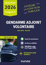 Télécharger le livre :  Epreuves de sélection Gendarme adjoint volontaire 2026