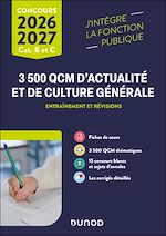 Télécharger le livre :  3500 QCM d'actualité et de culture générale - 2026-2027