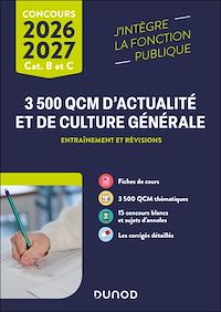 Télécharger le livre : 3500 QCM d'actualité et de culture générale - 2026-2027