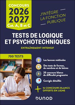 Téléchargez le livre :  Tests de logique et psychotechniques - 2026-2027