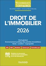 Télécharger le livre :  Droit de l'immobilier 2026