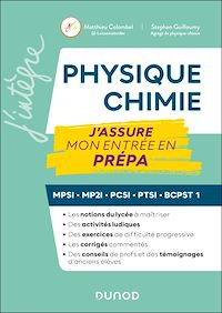 Téléchargez le livre :  Physique-Chimie, J'assure mon entrée en prépa