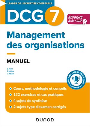 Téléchargez le livre :  DCG 7 - Management des organisations - Manuel - Réforme 2026-2027