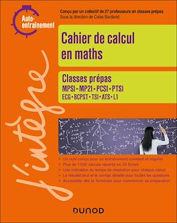 Télécharger le livre :  Cahier de calcul en maths Prépas 1re année