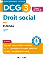 Télécharger le livre :  DCG 3 - Droit social - Manuel - Réforme 2026-2027