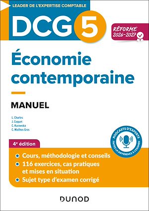 Téléchargez le livre :  DCG 5 - Économie contemporaine - Manuel - Réforme 2026-2027