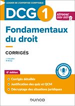 Télécharger le livre :  DCG 1 - Fondamentaux du droit - Corrigés - Réforme 2026-2027