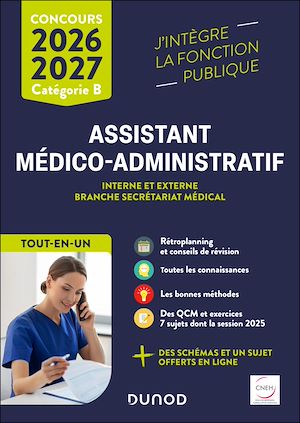 Téléchargez le livre :  Concours Assistant médico-administratif 2026-2027 - Tout-en-un