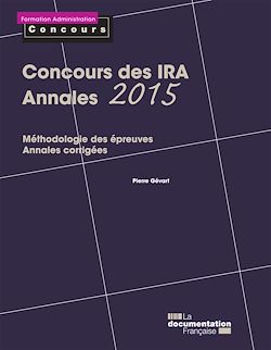Télécharger le livre :  Concours des IRA - Annales 2015