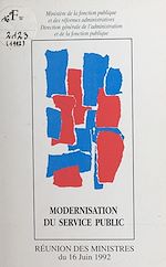 Télécharger le livre :  Modernisation du service public