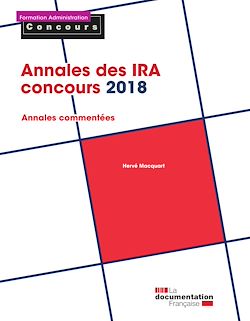 Télécharger le livre :  Annales des IRA - Concours 2018