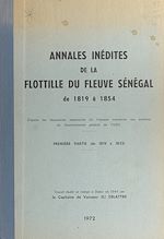 Télécharger le livre :  Annales inédites de la flottille du fleuve Sénégal (1) Première partie : de 1819 à 1835