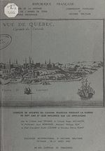 Télécharger le livre :  Conflits de sociétés au Canada français pendant la guerre de Sept ans et leur influence sur les opérations