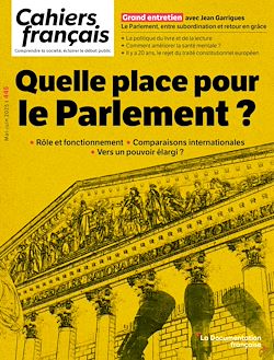 Télécharger le livre :  Quelle place pour le Parlement ? - N° 445