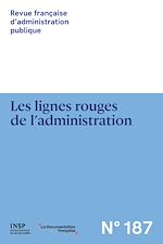 Télécharger le livre :  Les lignes rouges de l'administration - N° 187