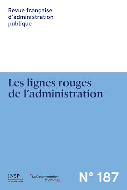 Télécharger le livre :  Les lignes rouges de l'administration - N° 187