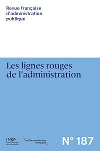 Télécharger le livre : Les lignes rouges de l'administration - N° 187