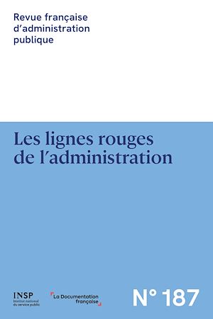 Téléchargez le livre :  Les lignes rouges de l'administration - N° 187