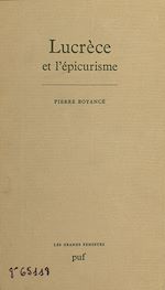 Télécharger le livre :  Lucrèce et l'épicurisme