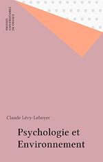 Télécharger le livre :  Psychologie et Environnement