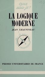 Download this eBook La Logique moderne
