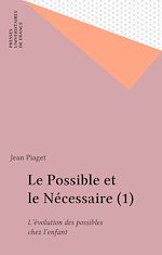 Télécharger le livre :  Le Possible et le Nécessaire (1)