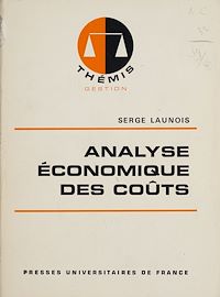 Téléchargez le livre :  Analyse économique des coûts et prix de revient