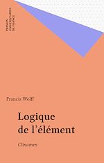 Télécharger le livre :  Logique de l'élément