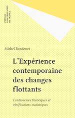 Télécharger le livre :  L'Expérience contemporaine des changes flottants
