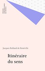 Download this eBook Itinéraire du sens