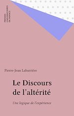 Download this eBook Le Discours de l'altérité