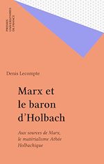 Download this eBook Marx et le baron d'Holbach
