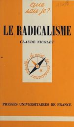 Download this eBook Le radicalisme