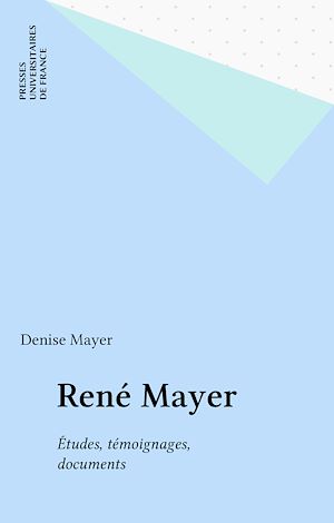 Téléchargez le livre :  René Mayer