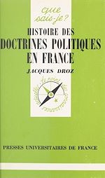 Download this eBook Histoire des doctrines politiques en France