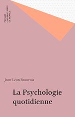 Télécharger le livre :  La Psychologie quotidienne