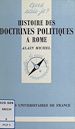 Télécharger le livre :  Histoire des doctrines politiques à Rome