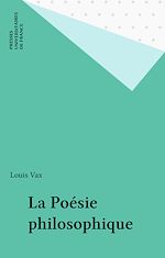 Télécharger le livre :  La Poésie philosophique