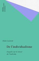 Télécharger le livre :  De l'individualisme