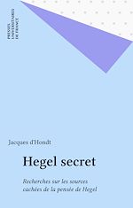 Télécharger le livre :  Hegel secret