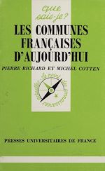 Download this eBook Les Communes françaises d'aujourd'hui